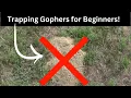 How To Use the Gopher Hawk Trap Successfully 2 Minute Tutorial