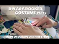 DIY 80s Rocker Halloween Costume 2022 - Sewing an 80 s rocker look for Halloween