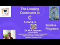 Loop Control Tutorial - 5 Dr M A Jayaram