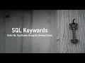 Order By Top Clause Group By Having Clause SQL Keyword Microsoft SQL Analytics