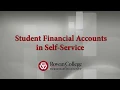 RCBC Student Financial Accounts in Self-Service