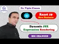 JSX Expression Rendering in React 19 Hindi - 11 Dr Vipin Classes