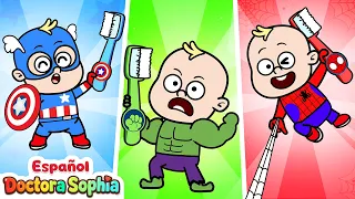 Canción de Superhéroes | Cepíllate los Dientes | Canciones Infantiles | Doctora Sophia Español
