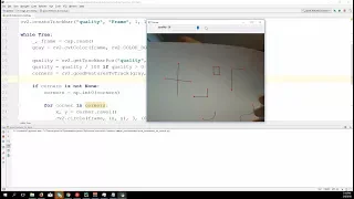 Corners detection - OpenCV 3 4 with python 3 Tutorial 22
