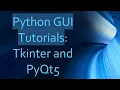 Python GUI Tutorials Tkinter and PyQt5