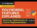 Polynomial Features Explained Working Mathematics Python Implementation
