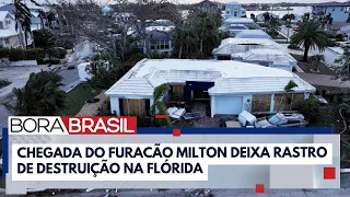 Furacão Milton causa destruição e mortes em passagem na Flórida
