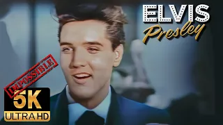 elvis presley ai 5k colorized hard restore stuck on you 1960