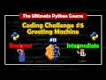 Coding Challenge Variables The Ultimante Python Course BrainyHub