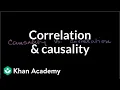 Correlation and causality Statistical studies Probability and Statistics Khan Academy