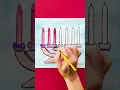 Kwanzaa Candles Coloring Page