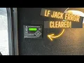 How to clear an RV LCI auto leveling Error Code