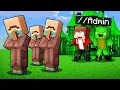 JJ and Mikey Used Admin Commands and Kicked Villagers Out in Minecraft Maizen