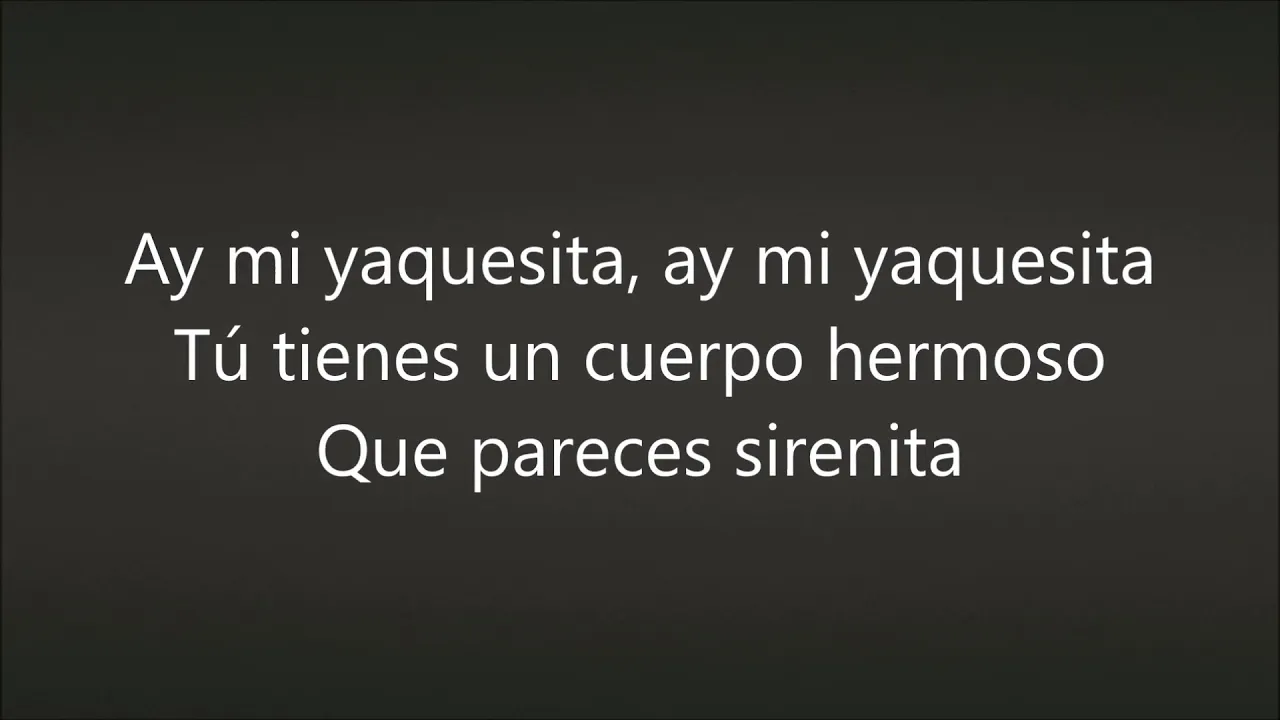 LOS VIEJONES DE LINARES - MI YAQUESITA (LETRA) LOS VIEJONES DE LINARES - MI YAQUESITA (LETRA)