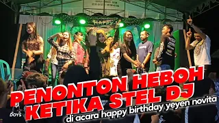 Download PENONTON HEBOH KETIKA STEL DJ // di acara happy birthday yeyen novita ke 20th MP3