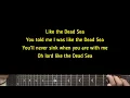 The Lumineers - Dead Sea | Karaoke Guitar Instrumental