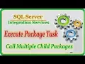 SSIS - How to Call Multiple Child Packages by Parent Package Execute Package Task
