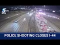 Police chase shooting shuts down part of Interstate 44 in SW OKC