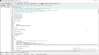 CONTACT MANAGEMENT PROJECT SOURCE CODE C