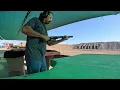 Shooting Mossberg 590s with raptor grip with birdshot No commentary