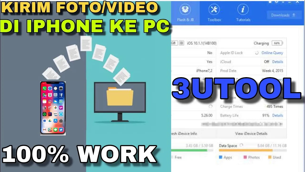 Cara Transfer Gambar/Video dari iPhone ke Laptop Dengan Cara Paling Mudah dan Cepat. 