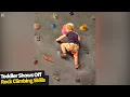 19-Month Old Toddler Climbs A 7ft Indoor Bouldering Wall