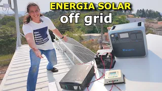COMO É FACIL MONTAR UM SISTEMA DE ENERGIA SOLAR OFF GRID