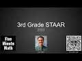 2023 3rd Grade STAAR from Five Minute Math