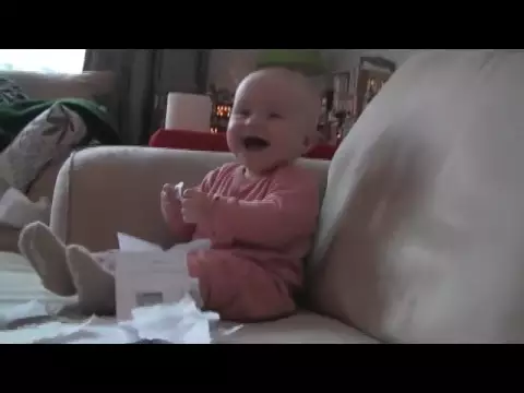 Download MP3 Baby Laughing Hysterically at Ripping Paper (Original)