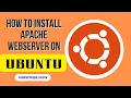 How To Install the Apache Web Server on UBUNTU 22 04 How to install Apache APACHE service ENABLE