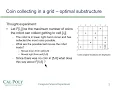 Dynamic Programming - one in a grid