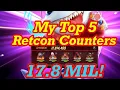 My Top 5 One Shots to Retcon War Teams 17 8MIL Team Odin RETCON BACK Try These Marvel Strike