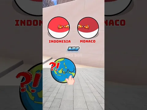 PANAS🔥Indonesia Vs Monaco #countryballs
