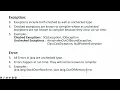 Difference between Exception and Error in java