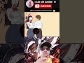 Reaction on senpai's drawing #anime #shorts