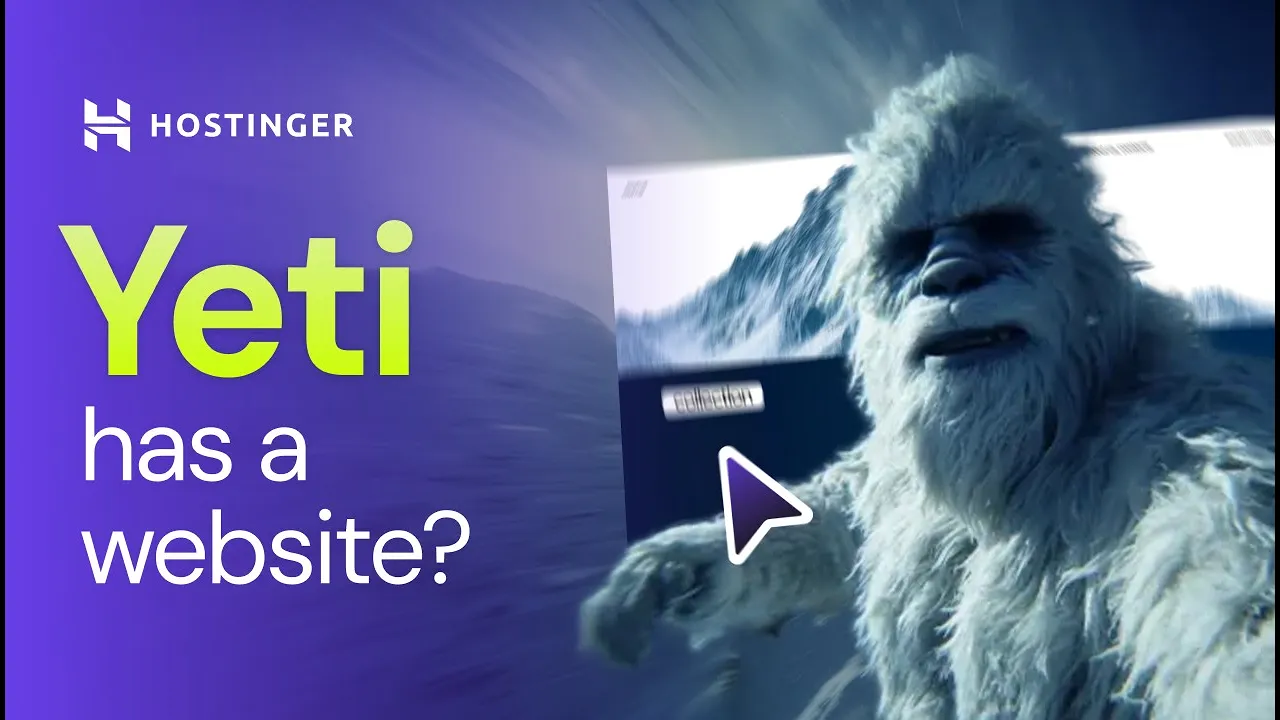 Hostinger — Hostinger — Create Your Website (YouTube video ad)