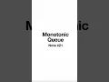 Monotonic Queue Max in K-sized Subarray Linear Time Trick