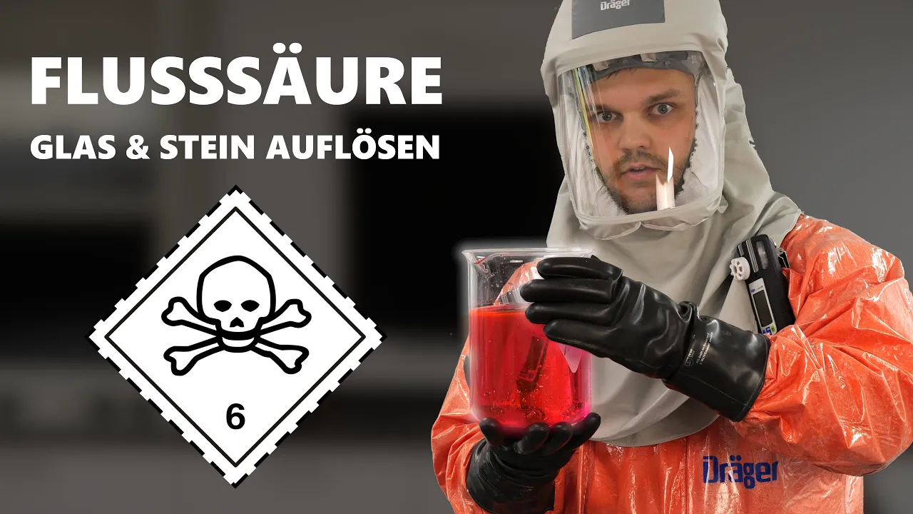 FLUSSSÄURE - eine Handtellergroße Verätzung führt zum TOD  [𝟰𝗞] | JJChemistry