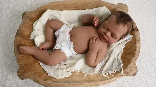 Beautiful Newborn Silicone Reborn Baby Girl Numa #reborn #siliconebaby #rebornbaby #babygirl