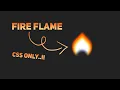 Fire Flame Animation Using Css Css Fire Flame Animation Css Fire Flame Flame Animation Css