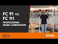 STIHL Edger Comparison FC 91 and FC 111