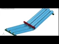 LS-DYNA Three Point Bending of a Thrie Beam