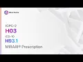 H03 Tinnitus ear ICD-10 H93 1 - MIRARI Prescription