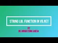 STRING FUNCTION IN VB NET - BCA-403