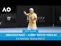 Sebastian Baez v Albert Ramos-Vinolas Extended Highlights 1R Australian Open 2022
