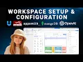 Setup UBOS Workspace for CRUD App Environment Variable Node-RED Appsmith MongoDB Open AI API