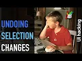 UI hacking Undoing selection changes in Pixel Paint