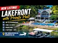 600 Heron Estates Dr Camdenton MO Lakefront Home with Private Pool Dock Lake of the Ozarks