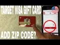 How To Add Register Zip Code To Target Visa Gift Card
