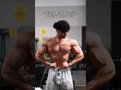 The BEST 2 Exercises To Grow Wider Shoulders 🦾